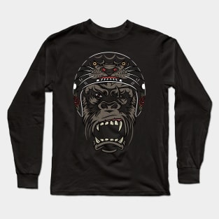 Monkey biker Long Sleeve T-Shirt